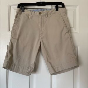 Polo by Ralph Lauren Men's Beige Flat Front Shorts